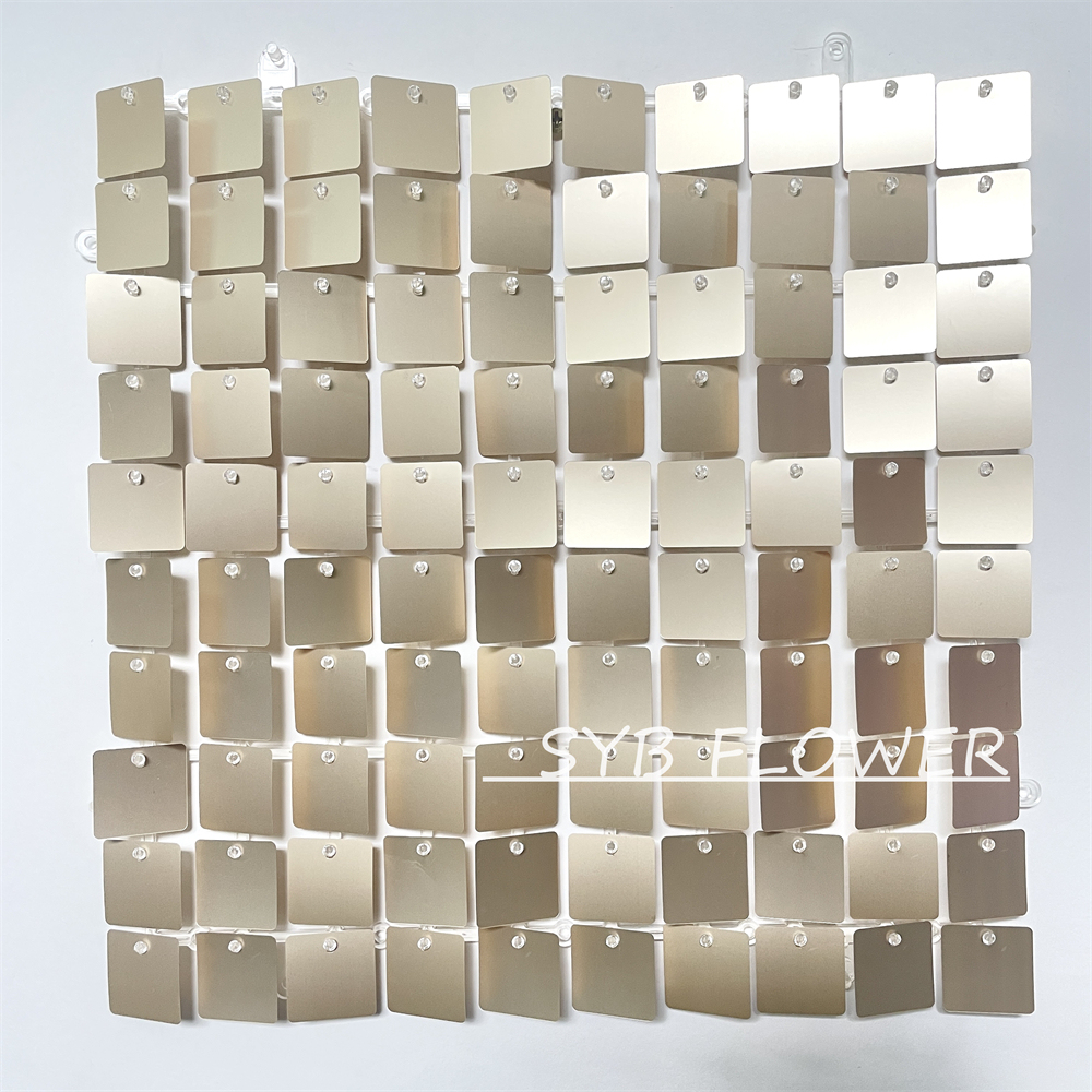 30X30CM Decorations Shiny Walls Shimmer Backdrop Decorative Wedding Event Sequin Background Panel Wall For Party