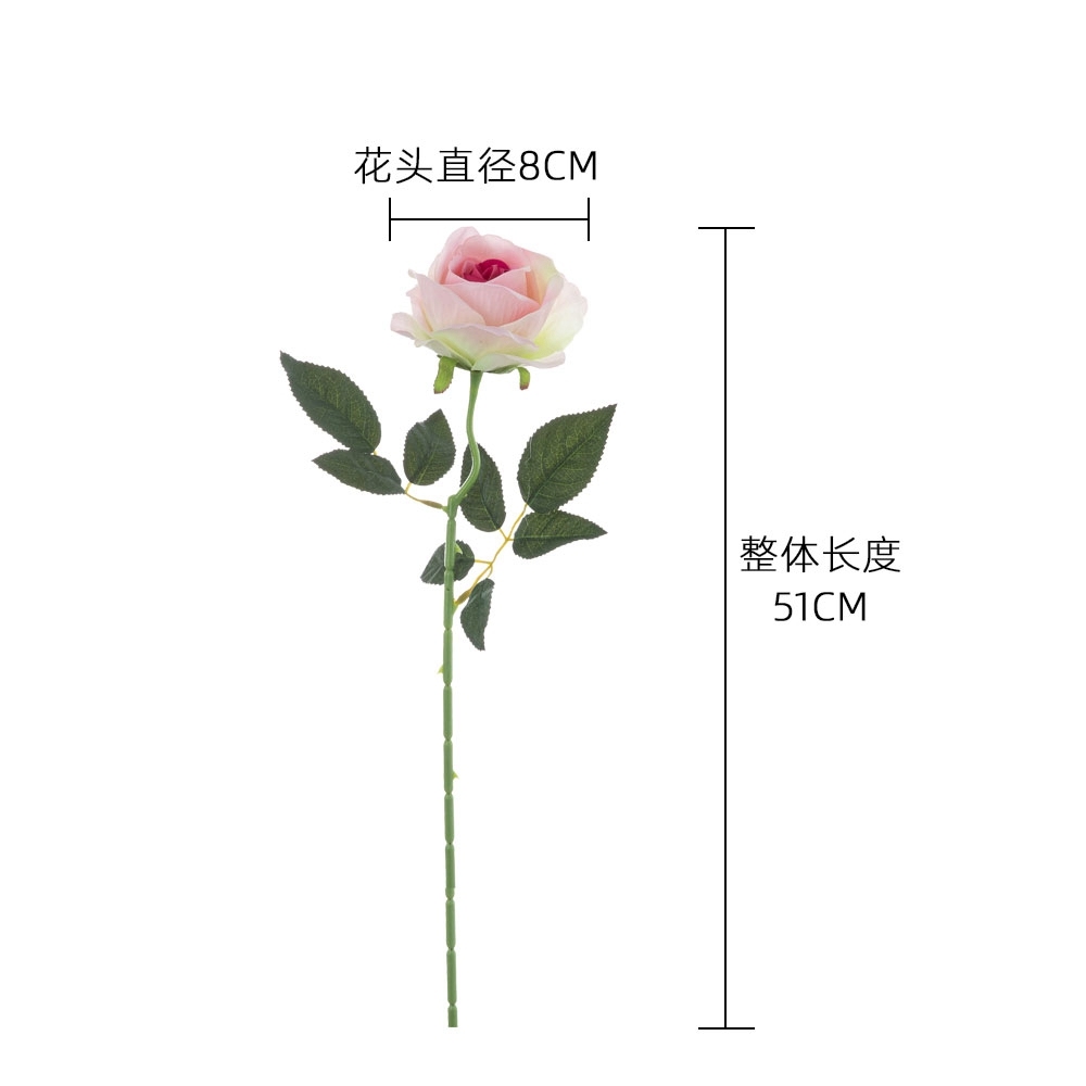 SYB03332 Artificial Silk Rose Flowers Factory Direct Wholesale Best Quality For Wedding Event Party Decoration