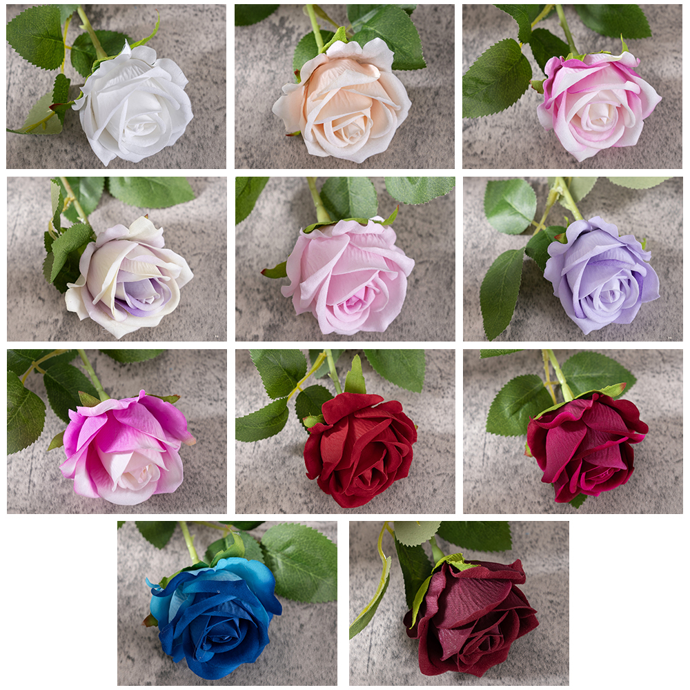 SYB03339 Artificial Silk Rose Flowers Factory Direct Wholesale Best Quality For Wedding Event Party Decoration
