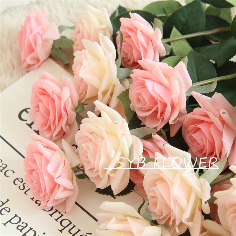 SYB6000 Artificial Silk Rose Flowers Factory Direct Wholesale Best Quality For Wedding Event Party Decoration