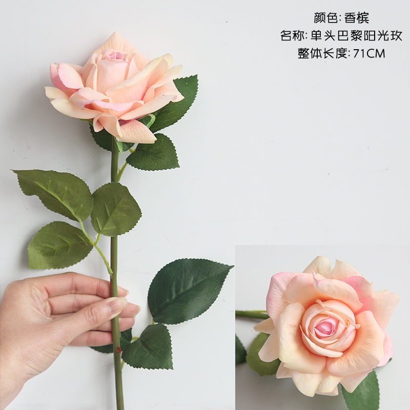 MW59995 Artificial Silk Rose Flowers Factory Direct Wholesale Best Quality For Wedding Event Party Decoration