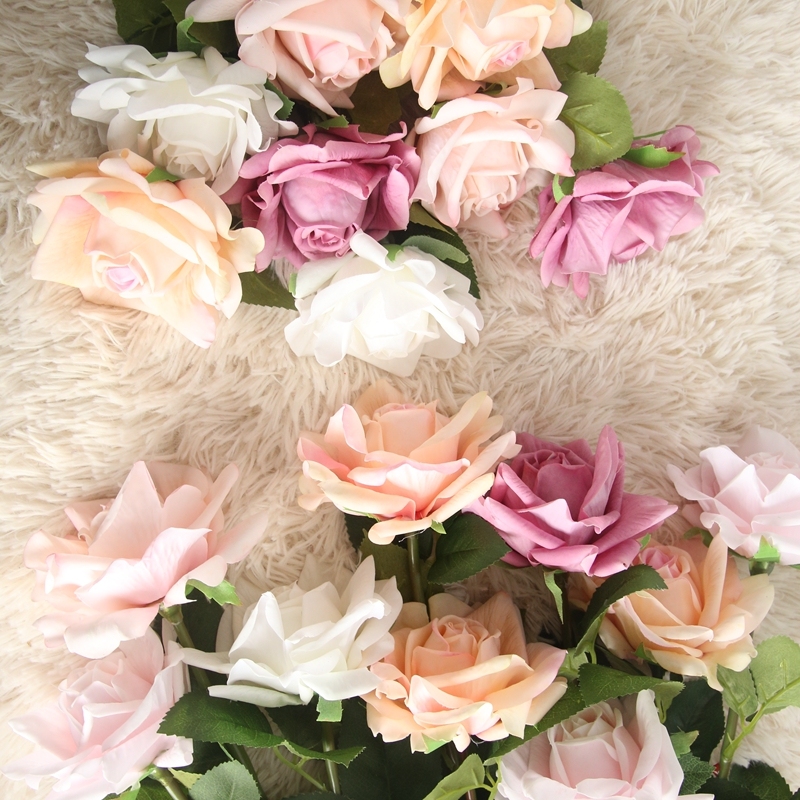 MW59995 Artificial Silk Rose Flowers Factory Direct Wholesale Best Quality For Wedding Event Party Decoration