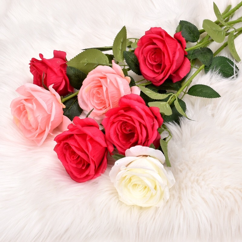 HBL0048 Artificial Silk Rose Flowers Factory Direct Wholesale Best Quality For Wedding Event Party Decoration