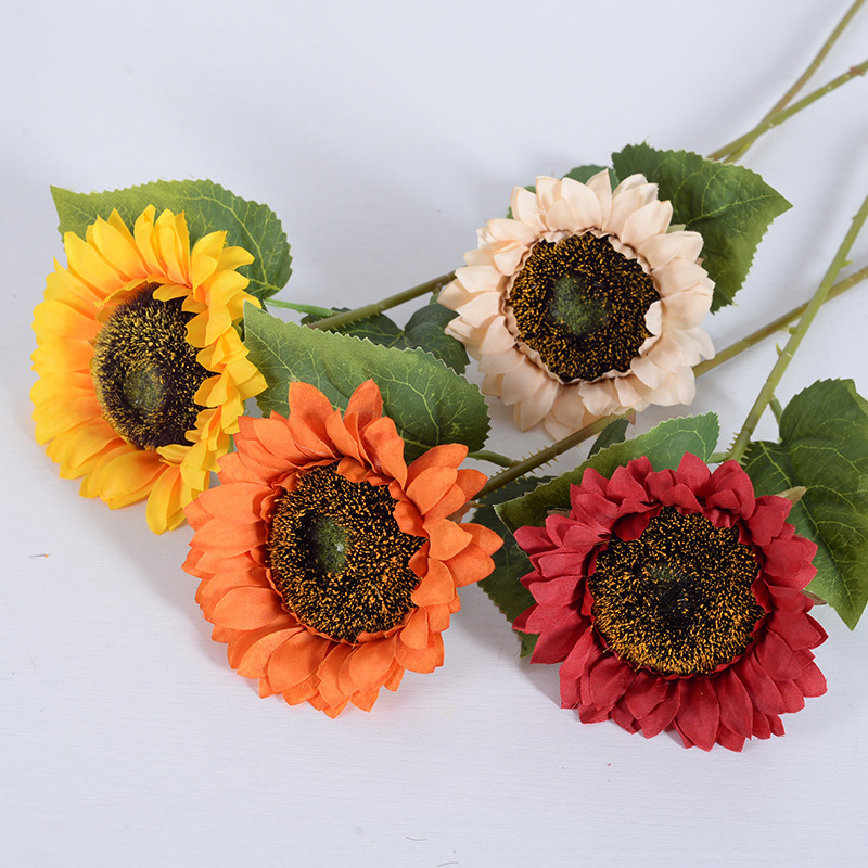 SYB7689 Artificial Sunflower Flower Factory Direct Wholesale Best Quality For Wedding Event Party Decoration
