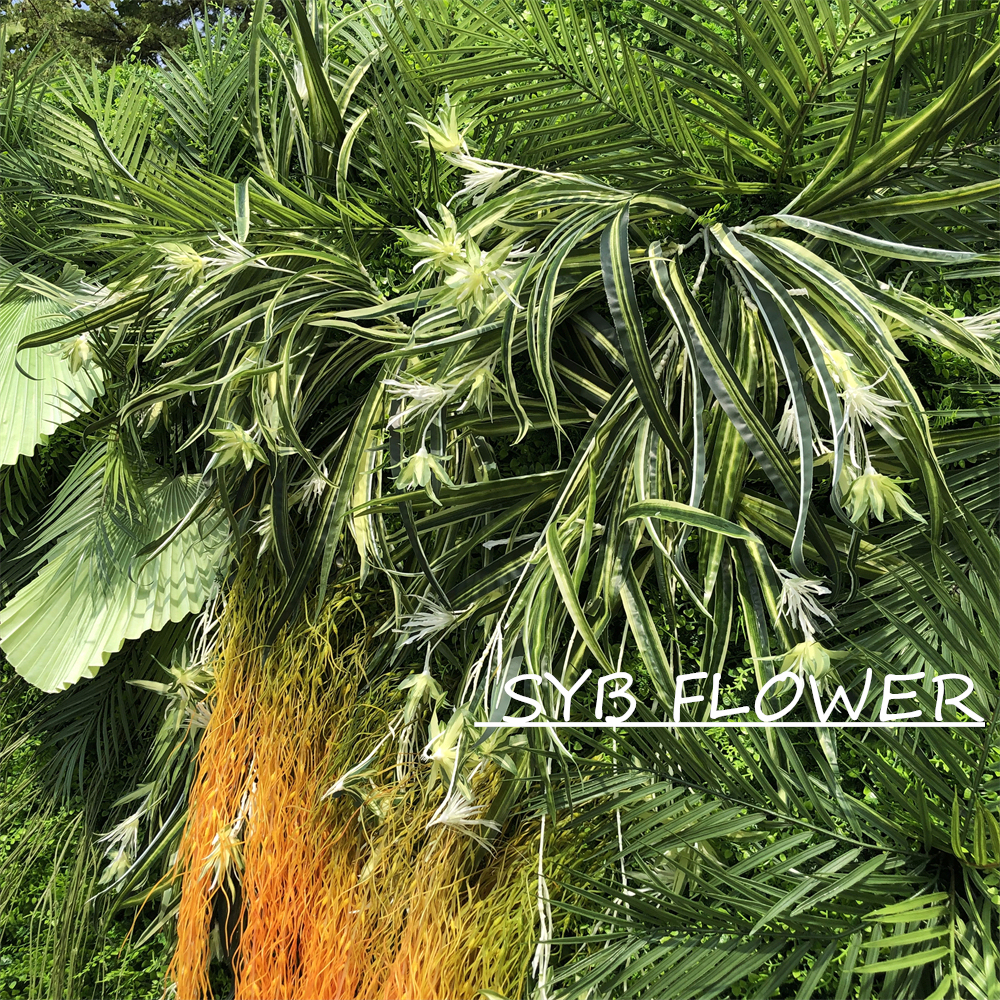 #314 Customized 3D/5D Cloth Back Roll up Articifial Flower Wall Backdrop For Wedding Event Party Decoration