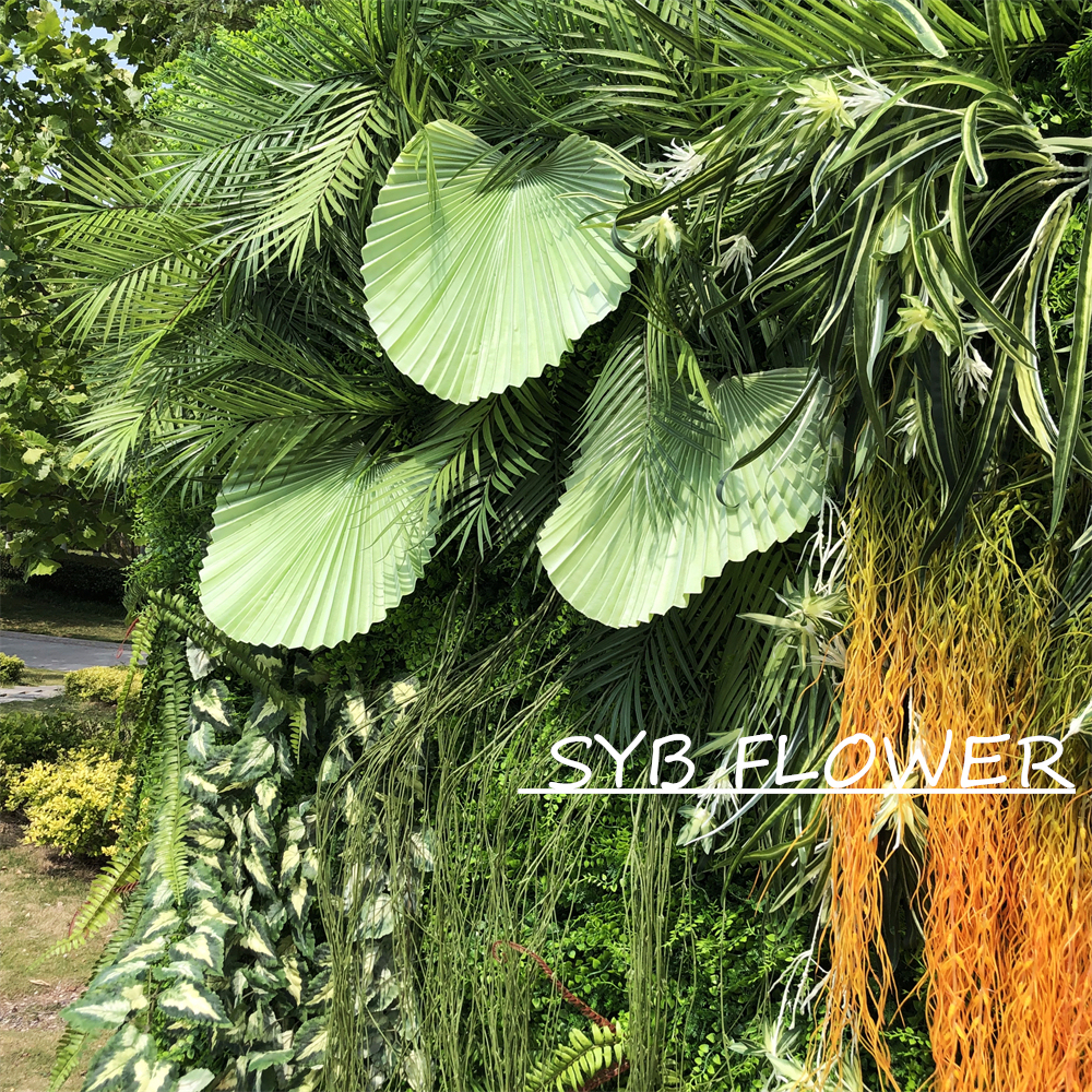 #314 Customized 3D/5D Cloth Back Roll up Articifial Flower Wall Backdrop For Wedding Event Party Decoration