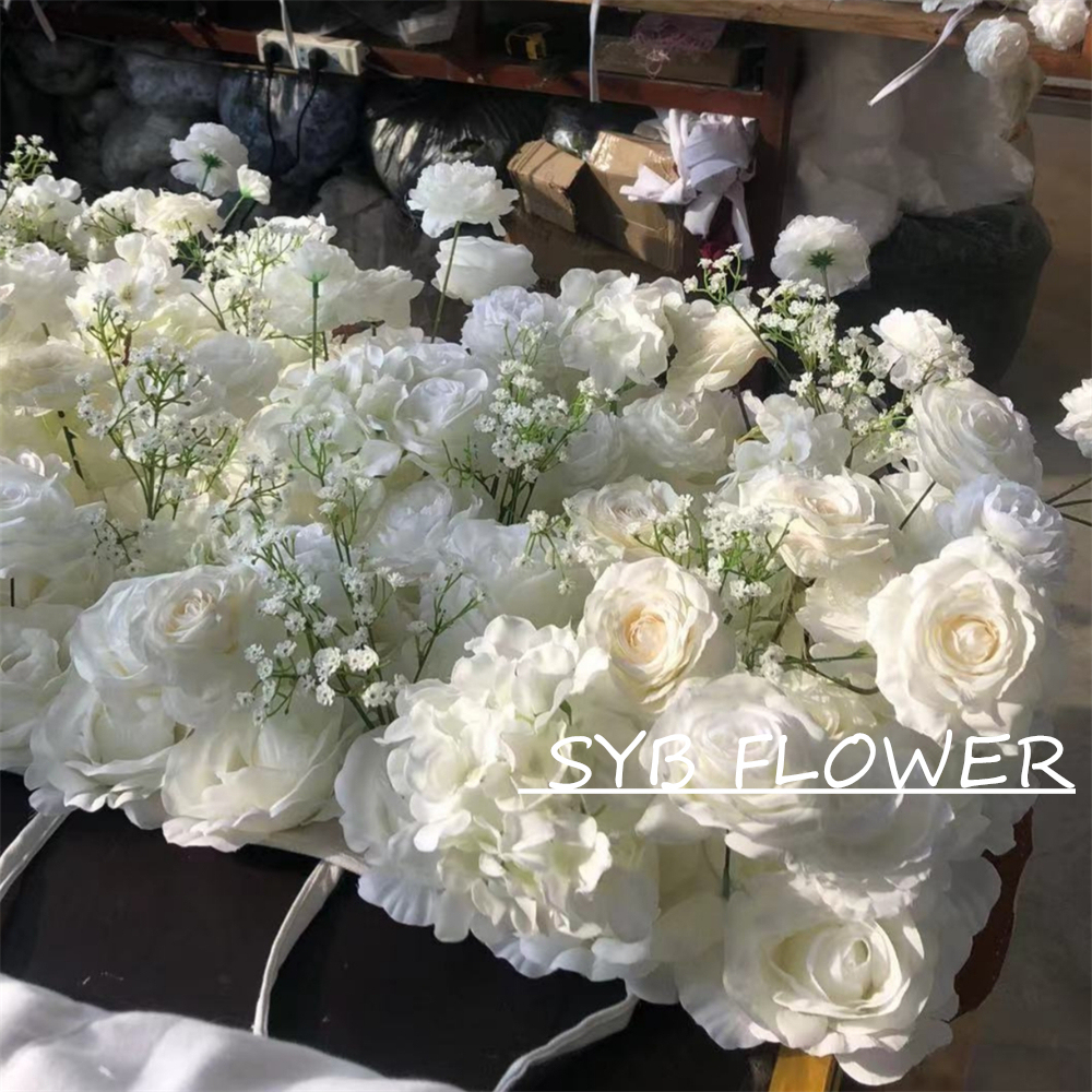 AC-062 Wholesale Customized Wedding Arch Silk Artificial Flower Gate Flower Arch Backdrop For Wedding Decoration With Free Shipping