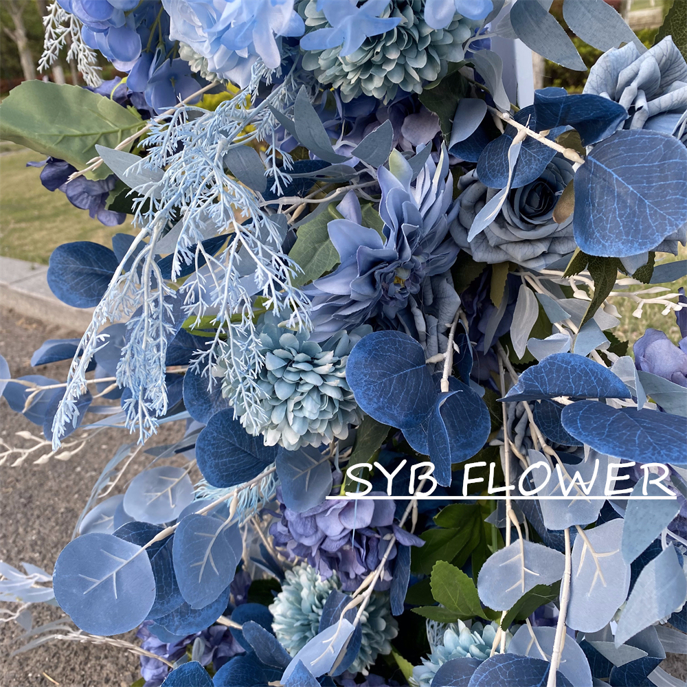 AC-050 Wholesale Customized Wedding Arch Silk Artificial Flower Gate Flower Arch Backdrop For Wedding Decoration With Free Shipping