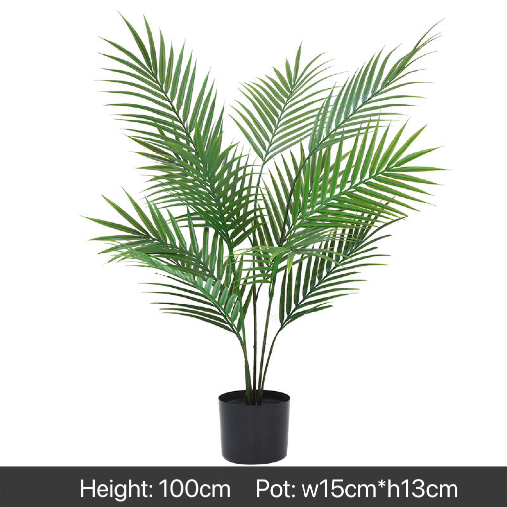 AP001 Artificial CHRYSALIDOCARPUS - Indoor Home/Garden Decorative Large Artificial Plant Palm Tree