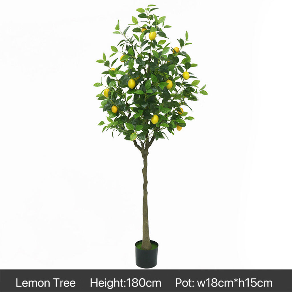 AP004 Artificial LEMON Tree - Indoor Home/Garden Decorative Large Artificial Plant Lemon Tree