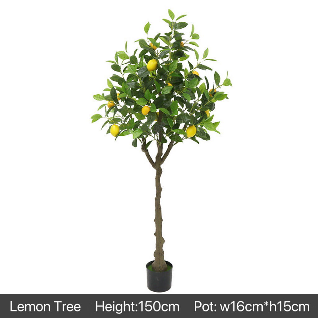 AP004 Artificial LEMON Tree - Indoor Home/Garden Decorative Large Artificial Plant Lemon Tree