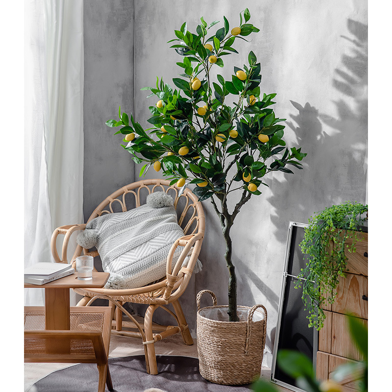 AP004 Artificial LEMON Tree - Indoor Home/Garden Decorative Large Artificial Plant Lemon Tree
