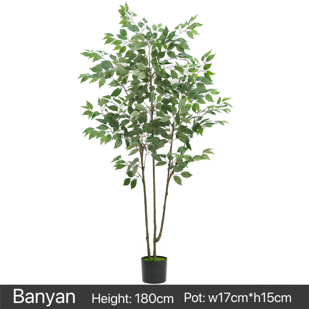 AP002-C Artificial BANYAN - Indoor Home/Garden Decorative Large Artificial Plant Banyan Tree