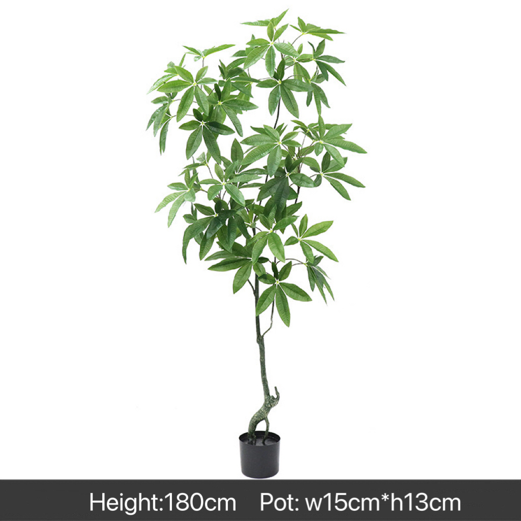 AP007 Artificial PACHIRA Tree - Indoor Home/Garden Decorative Large Artificial Plant Pachira Tree