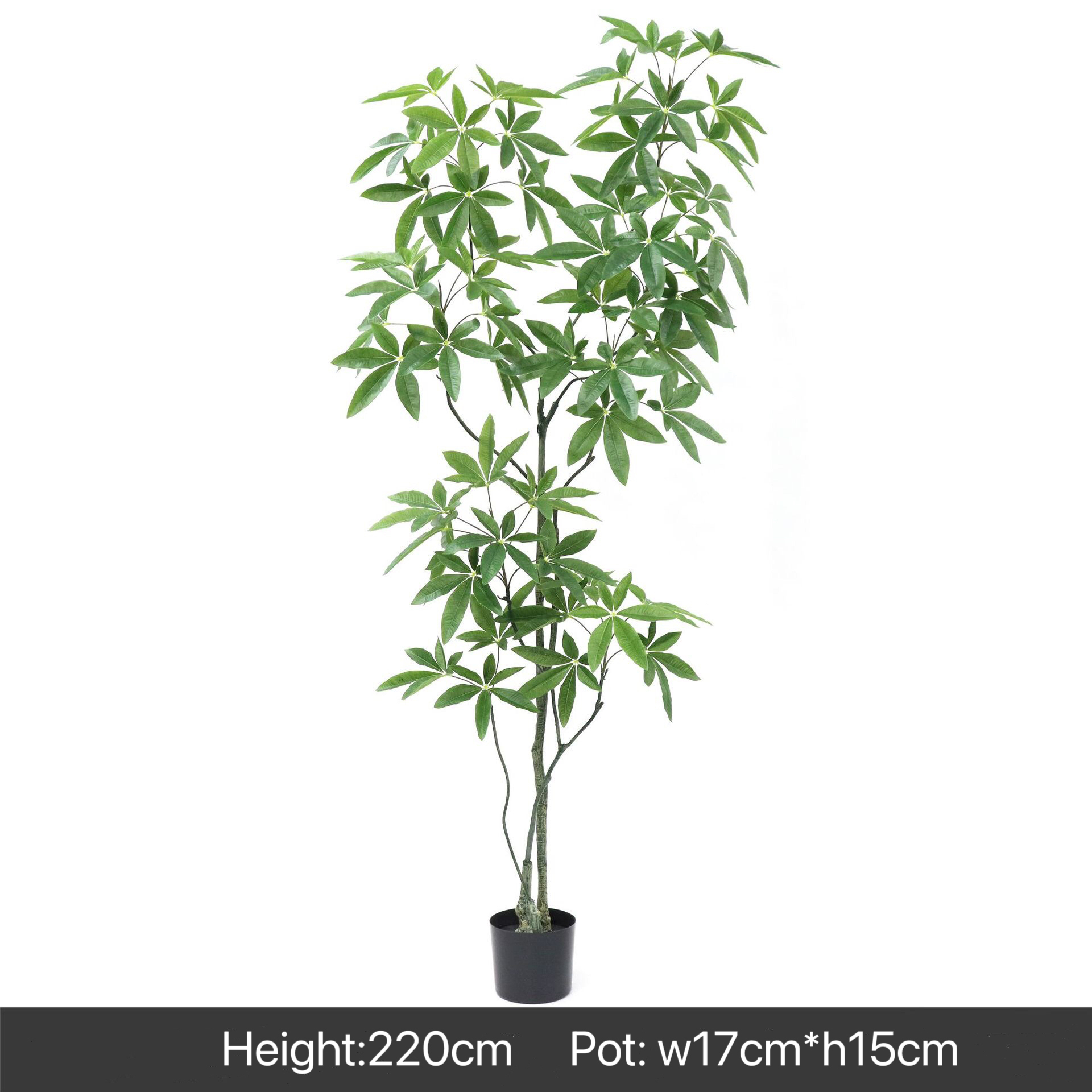 AP007 Artificial PACHIRA Tree - Indoor Home/Garden Decorative Large Artificial Plant Pachira Tree