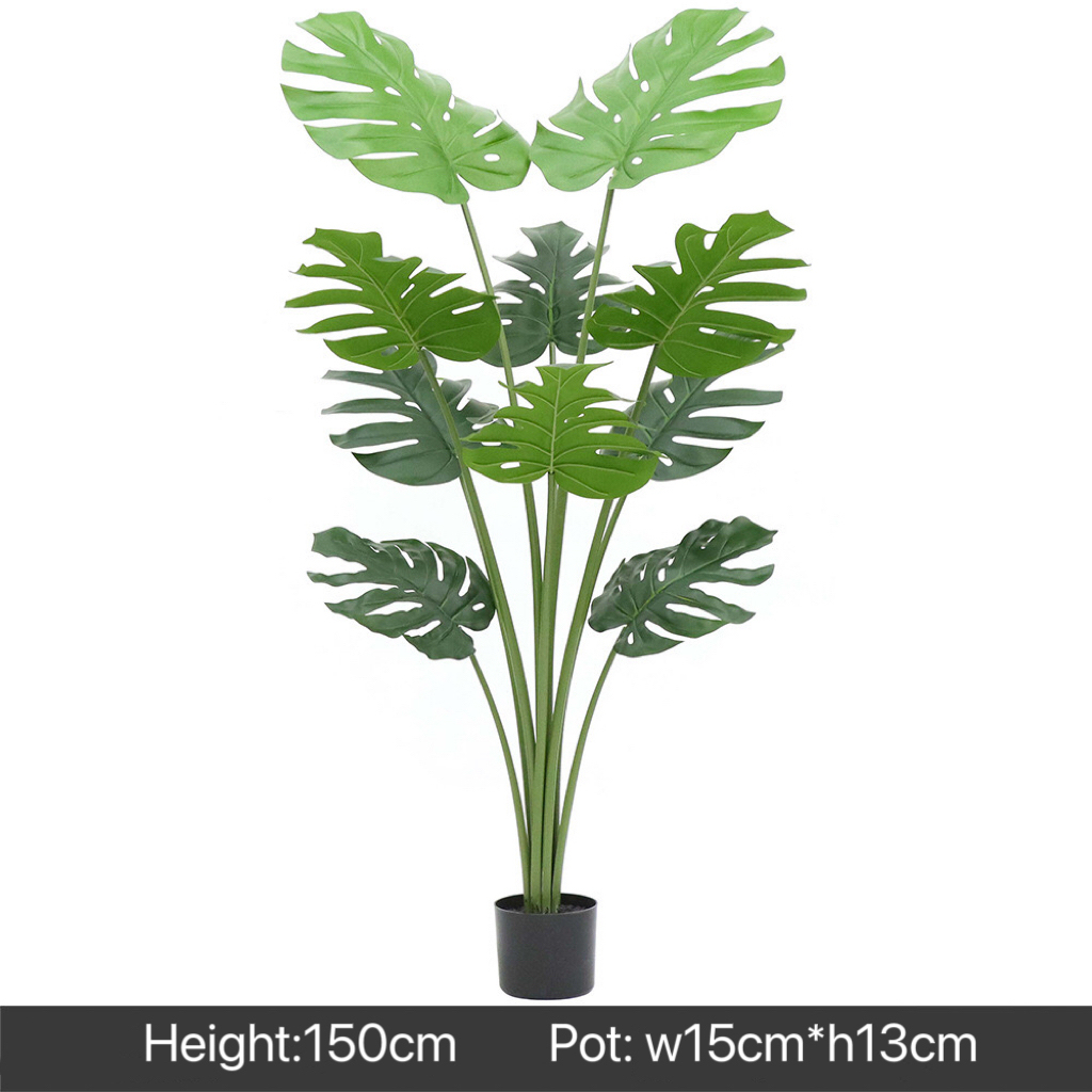 AP015 Artificial MOSTERA - Indoor Home/Garden Decorative Large Artificial Mostera