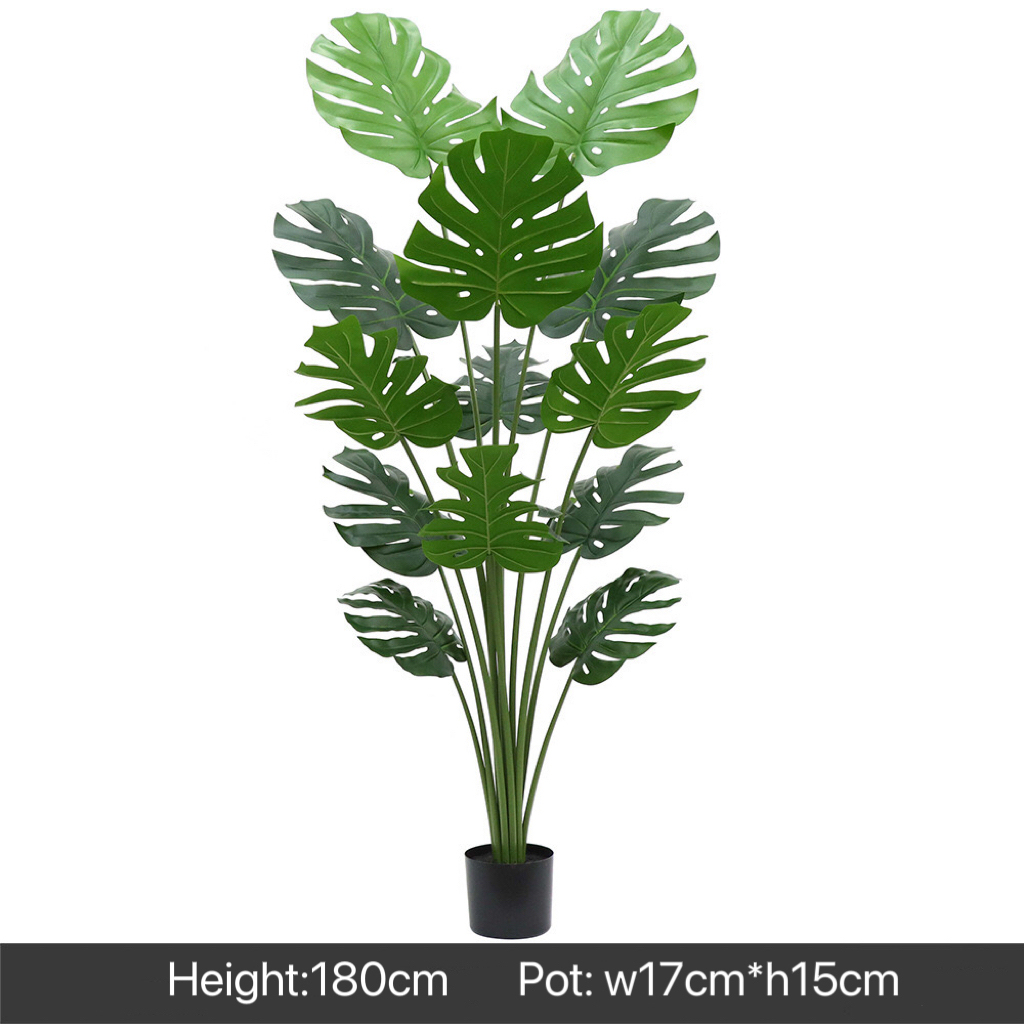 AP015 Artificial MOSTERA - Indoor Home/Garden Decorative Large Artificial Mostera