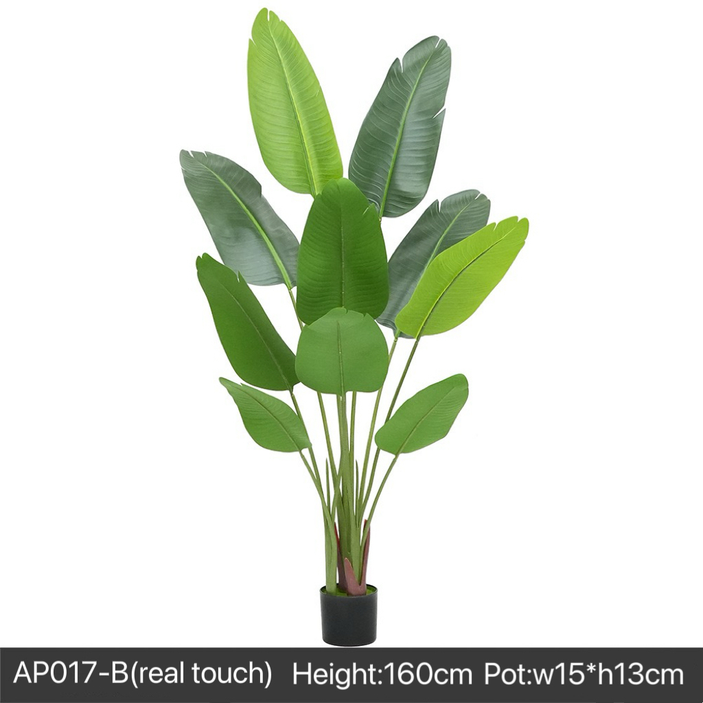 AP017-A Artificial TRAVELERS BANANA Treee - Indoor Home/Garden Decorative Large Artificial Tree