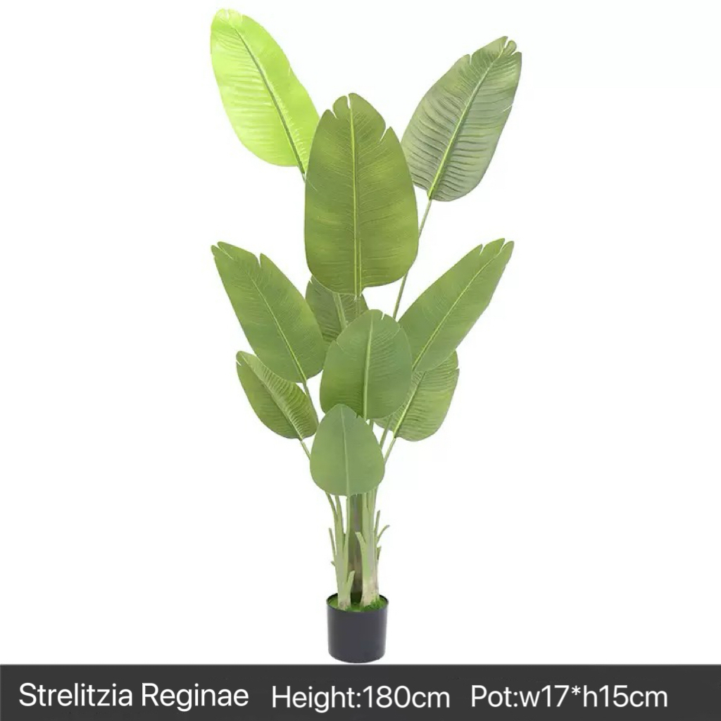 AP017-C Artificial TRAVELERS BANANA Treee - Indoor Home/Garden Decorative Large Artificial Tree