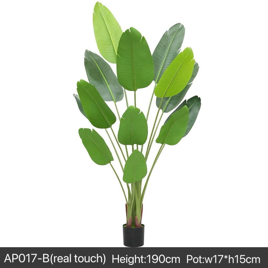 AP017-C Artificial TRAVELERS BANANA Treee - Indoor Home/Garden Decorative Large Artificial Tree
