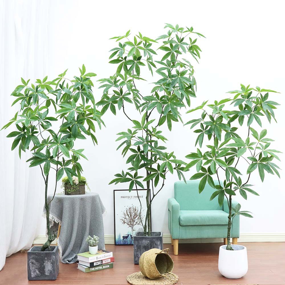 AP007 Artificial PACHIRA Tree - Indoor Home/Garden Decorative Large Artificial Plant Pachira Tree