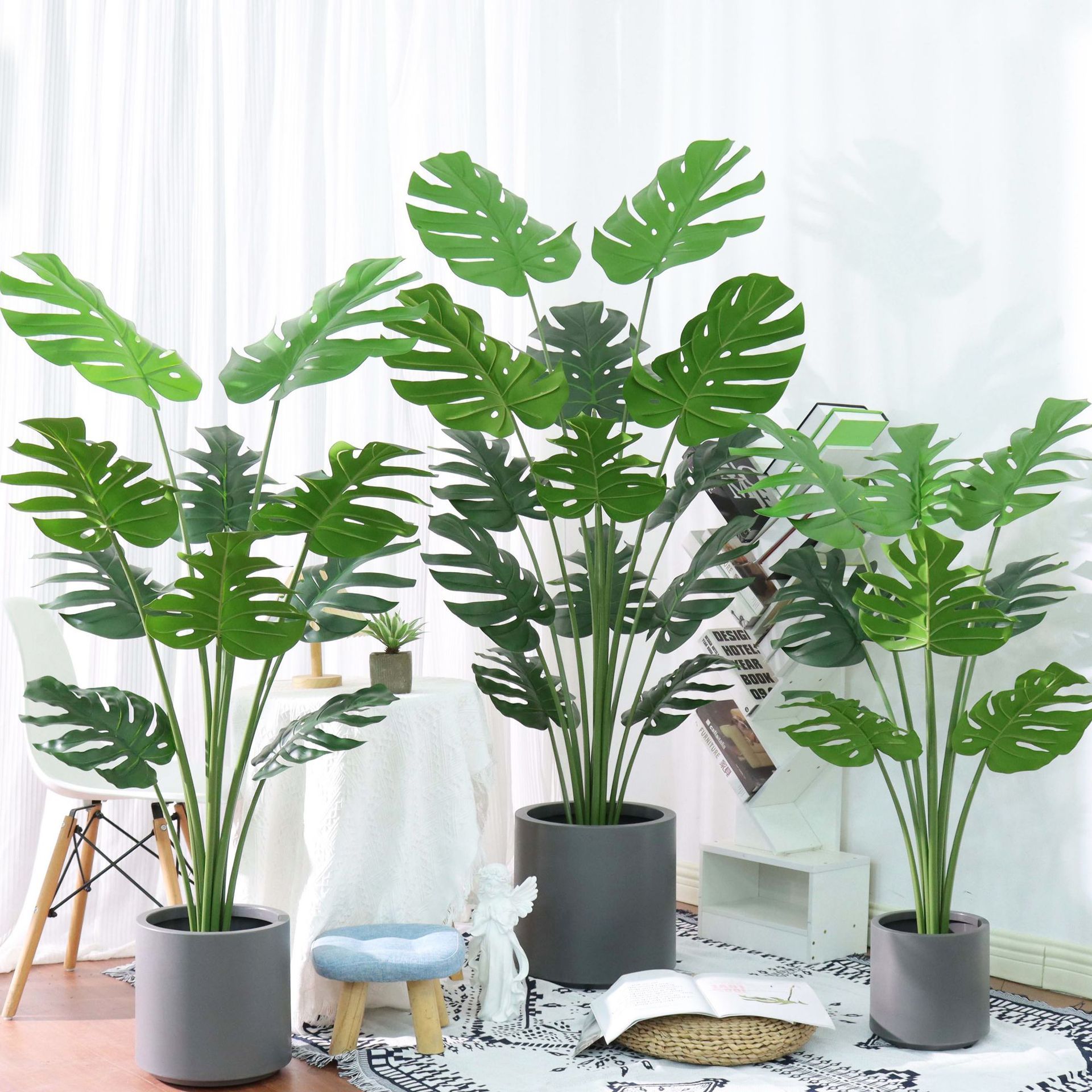 AP015 Artificial MOSTERA - Indoor Home/Garden Decorative Large Artificial Mostera