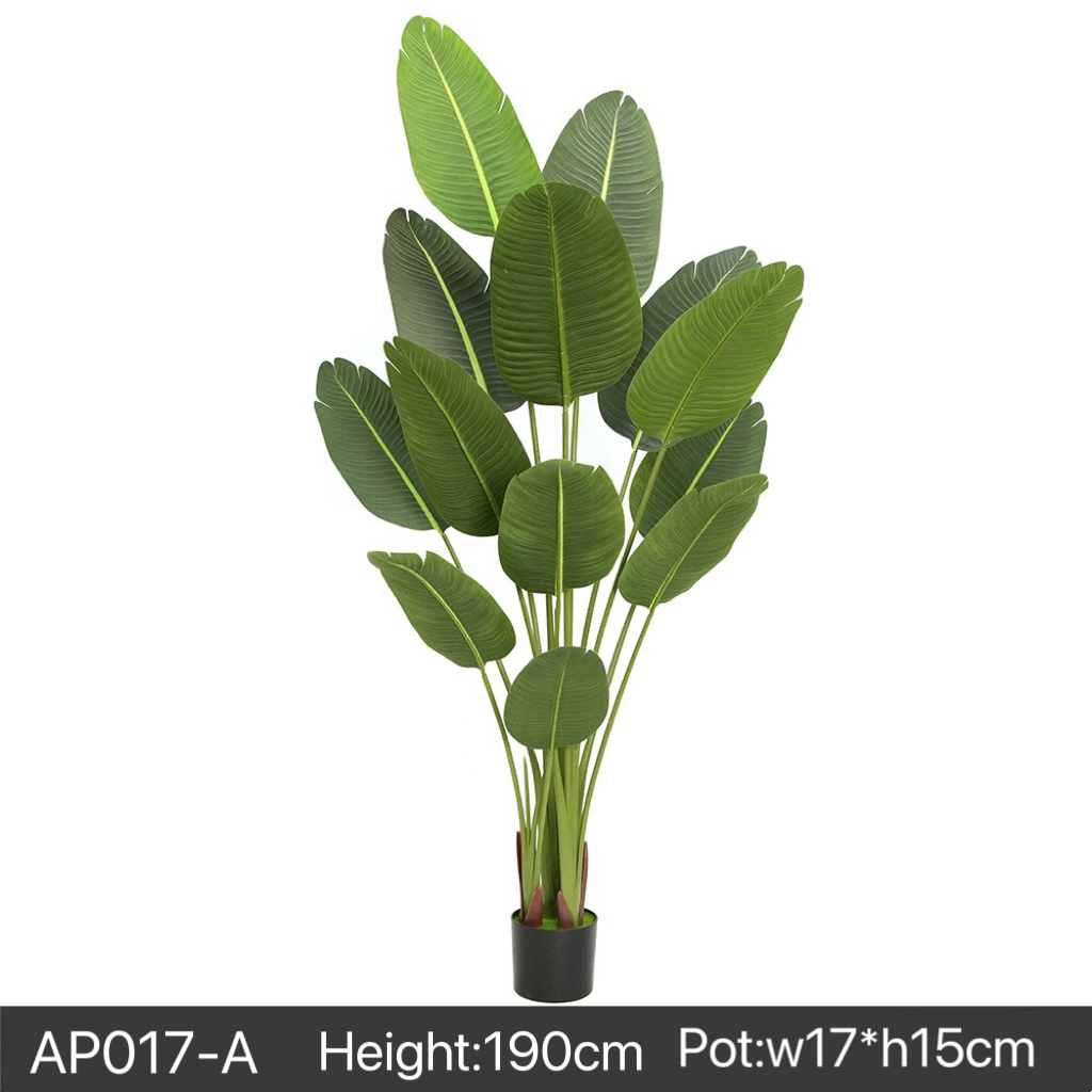 AP017-A Artificial TRAVELERS BANANA Treee - Indoor Home/Garden Decorative Large Artificial Tree