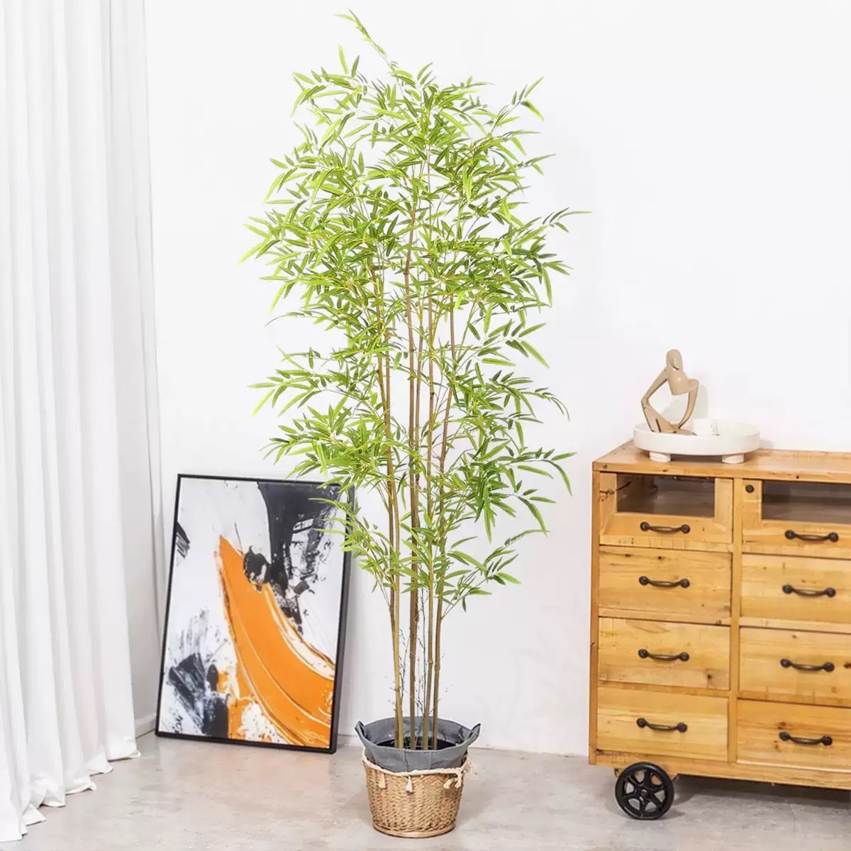 AP013 Artificial BAMBOO - Indoor Home/Garden Decorative Large Artificial Bamboo