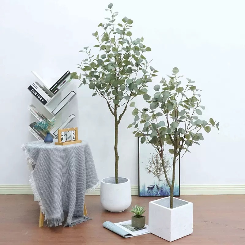 AP028 Artificial EUCALYPTUS TREE - Indoor Home/Garden Decorative Large Artificial Eucalyptus Tree
