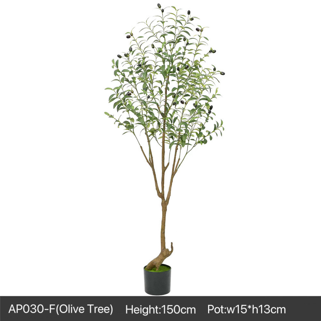 AP030 Artificial OLIVE TREE - Indoor Home/Garden Decorative Large Artificial Olive Tree