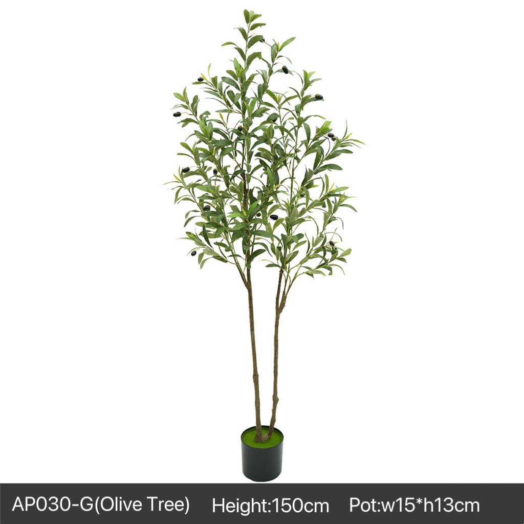 AP030 Artificial OLIVE TREE - Indoor Home/Garden Decorative Large Artificial Olive Tree