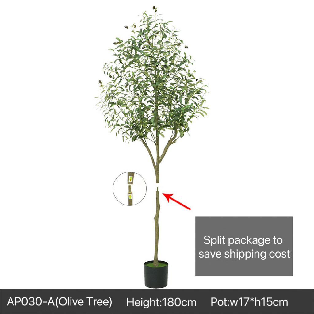AP030 Artificial OLIVE TREE - Indoor Home/Garden Decorative Large Artificial Olive Tree