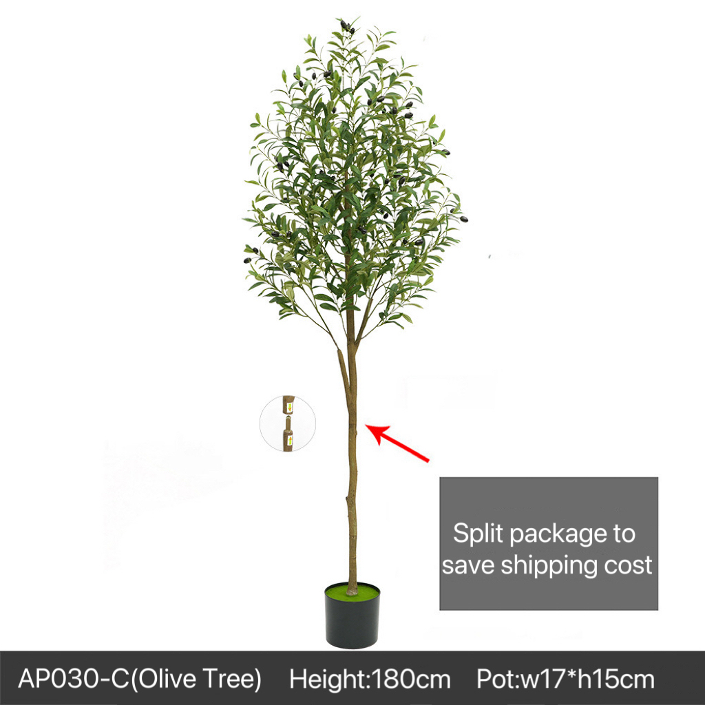 AP030 Artificial OLIVE TREE - Indoor Home/Garden Decorative Large Artificial Olive Tree