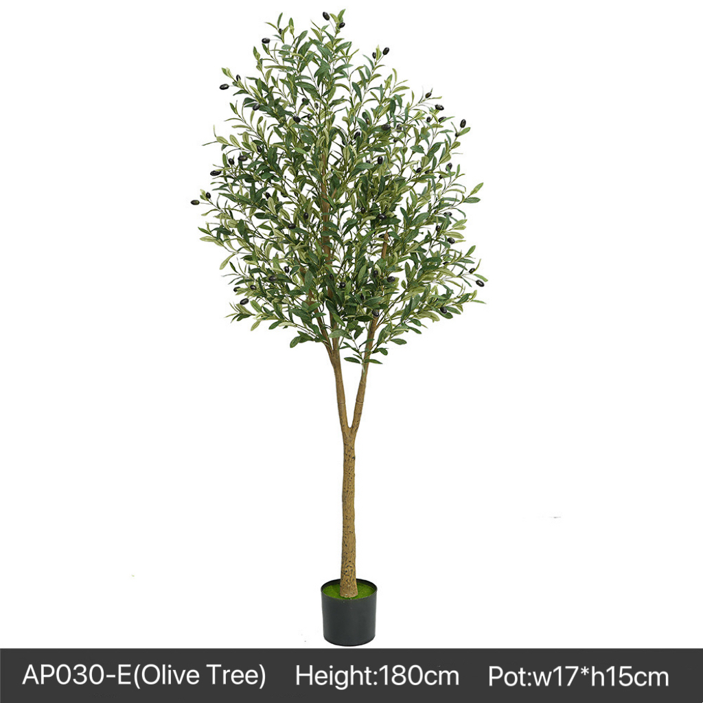 AP030 Artificial OLIVE TREE - Indoor Home/Garden Decorative Large Artificial Olive Tree