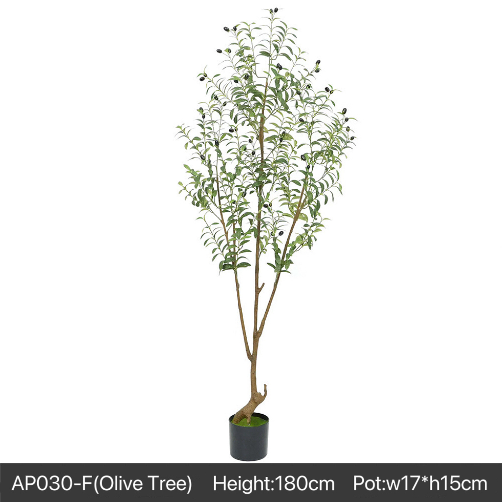 AP030 Artificial OLIVE TREE - Indoor Home/Garden Decorative Large Artificial Olive Tree