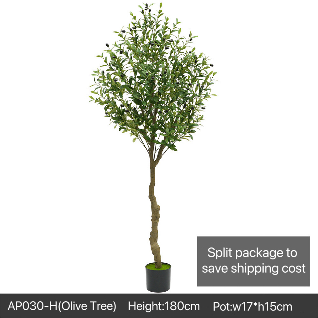 AP030 Artificial OLIVE TREE - Indoor Home/Garden Decorative Large Artificial Olive Tree