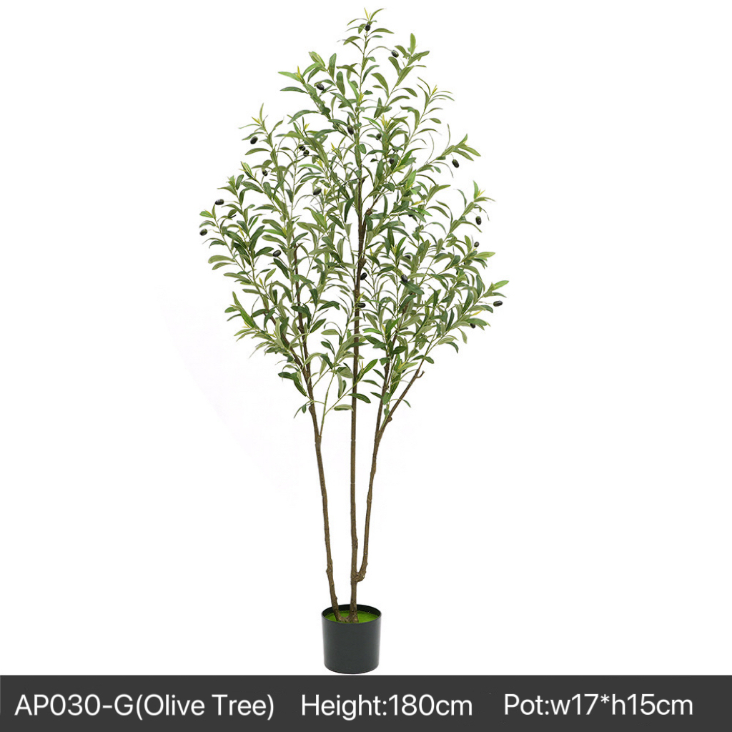 AP030 Artificial OLIVE TREE - Indoor Home/Garden Decorative Large Artificial Olive Tree