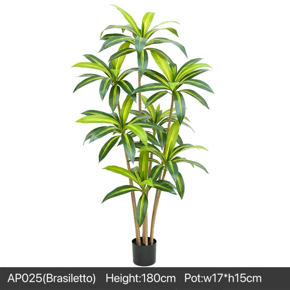 AP025 Artificial BRASSILETTO - Indoor Home/Garden Decorative Large Artificial Brasiletto Plant