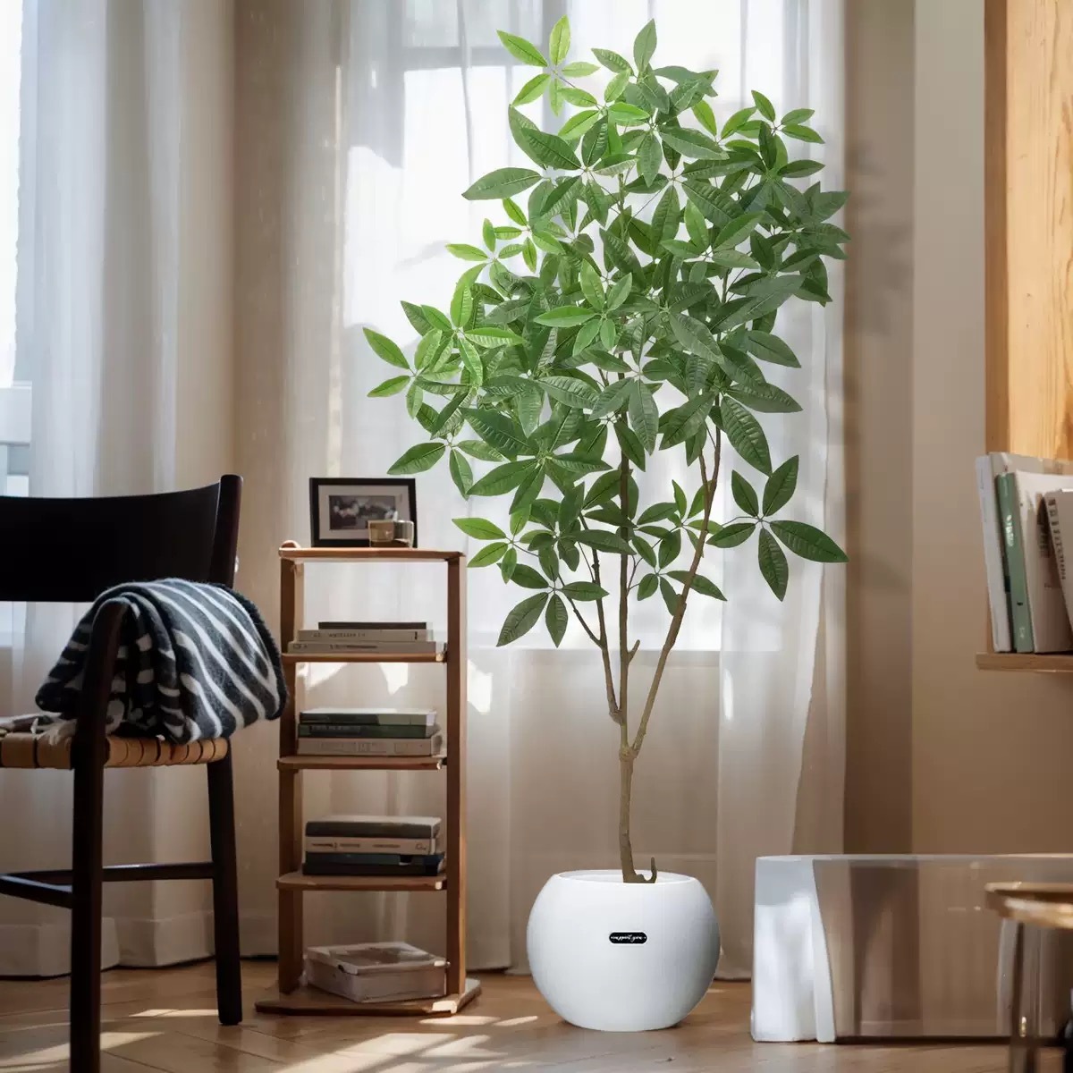 AP024 Artificial PACHIRA MACROCARPA - Indoor Home/Garden Decorative Large Artificial Pachira Macrocarpa Tree