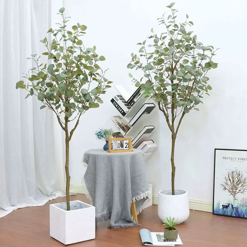 AP028 Artificial EUCALYPTUS TREE - Indoor Home/Garden Decorative Large Artificial Eucalyptus Tree