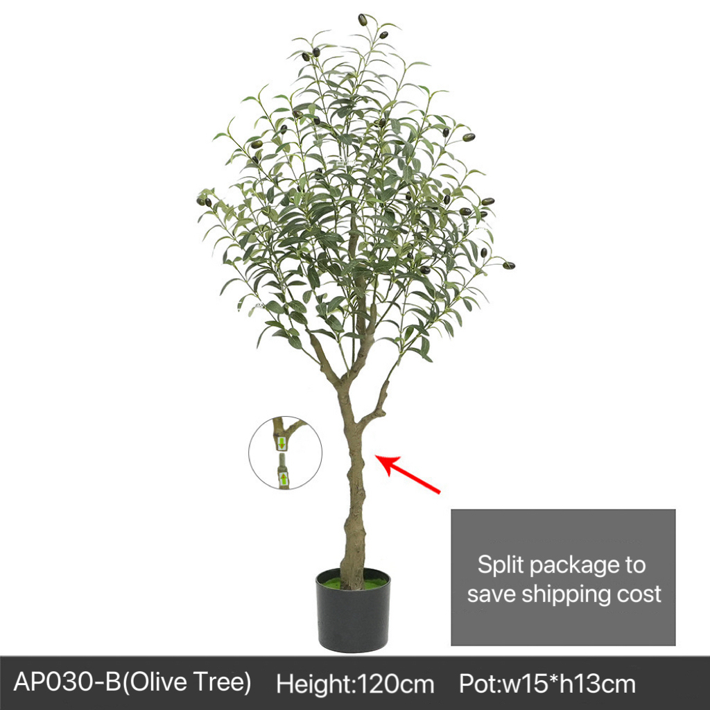 AP030 Artificial OLIVE TREE - Indoor Home/Garden Decorative Large Artificial Olive Tree