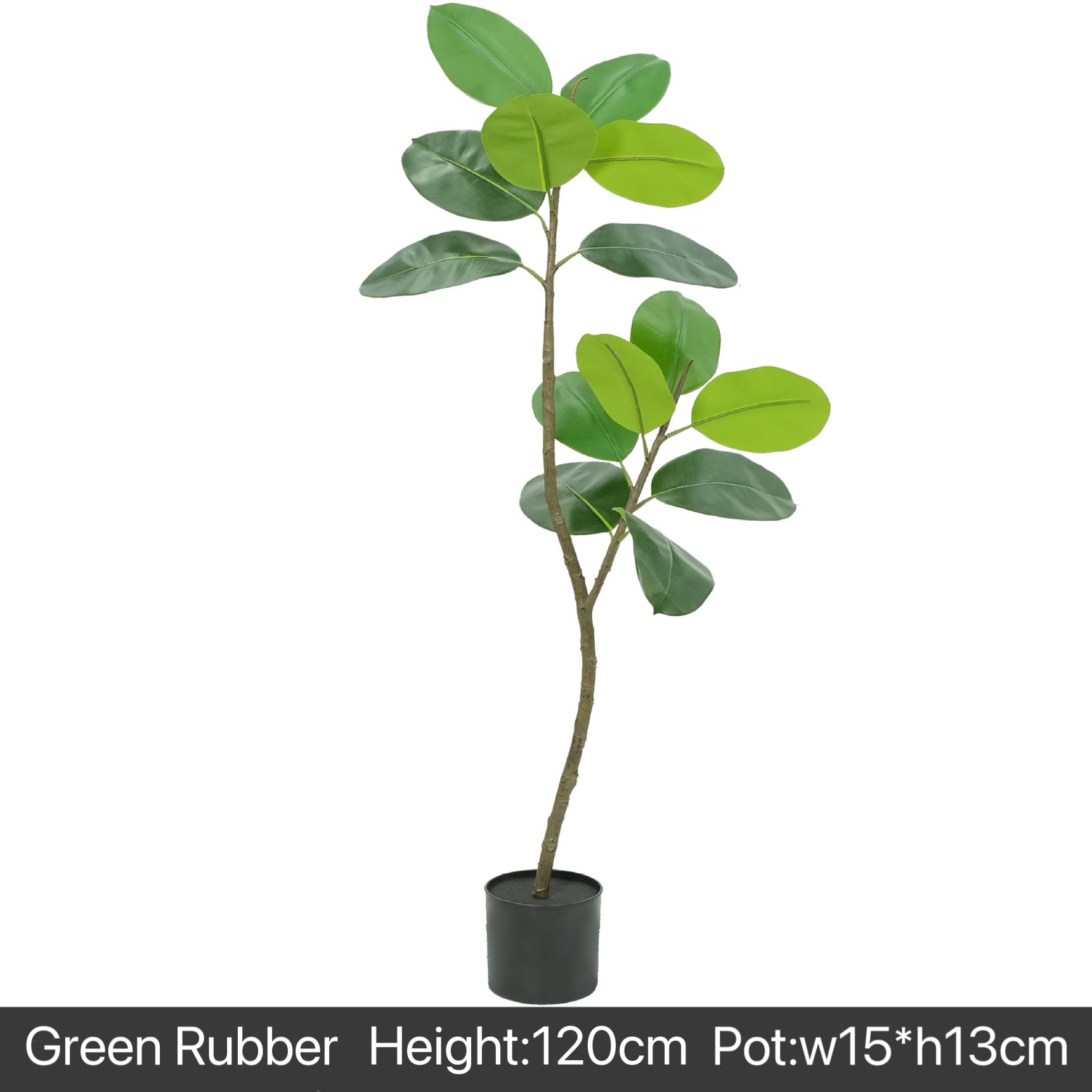 AP027 Artificial BLACK RUBBER TREE - Indoor Home/Garden Decorative Large Artificial Black Rubber Tree
