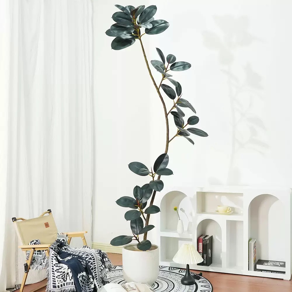 AP027 Artificial BLACK RUBBER TREE - Indoor Home/Garden Decorative Large Artificial Black Rubber Tree