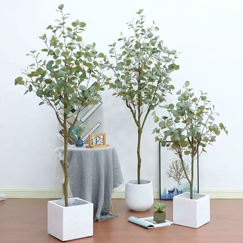 AP028 Artificial EUCALYPTUS TREE - Indoor Home/Garden Decorative Large Artificial Eucalyptus Tree
