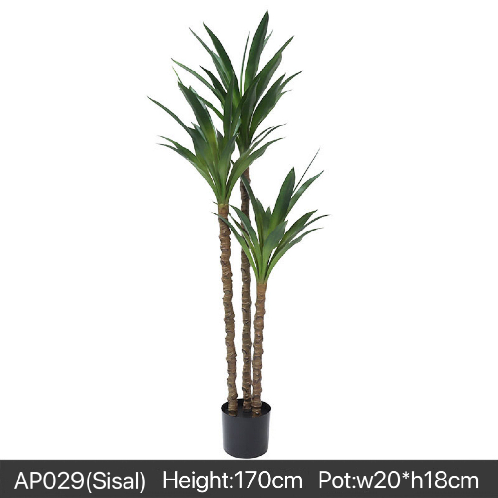 AP029 Artificial SISAL TREE - Indoor Home/Garden Decorative Large Artificial Sisal Tree