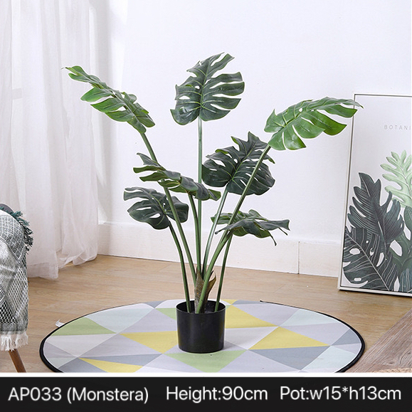 AP033 Artificial MONSTERA - Indoor Home/Garden Decorative Large Artificial Plants/Trees