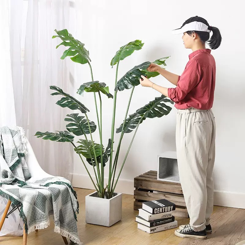 AP033 Artificial MONSTERA - Indoor Home/Garden Decorative Large Artificial Plants/Trees