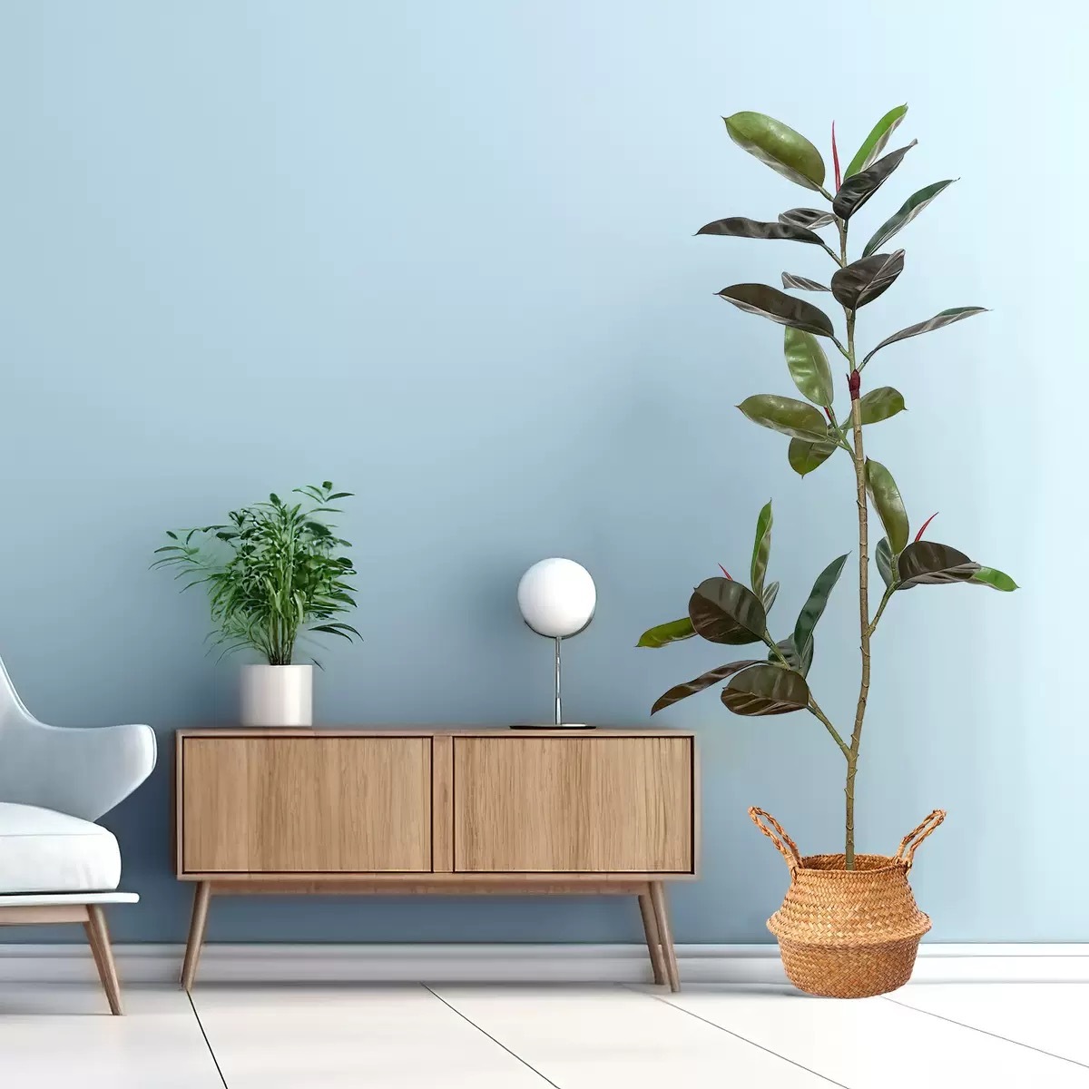 AP036 Artificial RUBBER TREE - Indoor Home/Garden Decorative Large Artificial Rubber Plants/Trees