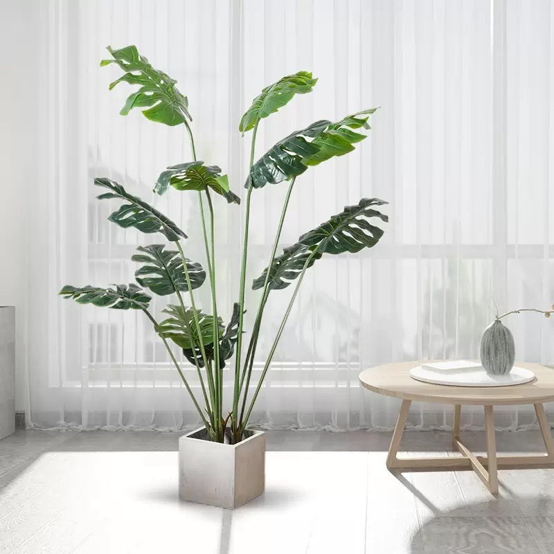 AP033 Artificial MONSTERA - Indoor Home/Garden Decorative Large Artificial Plants/Trees