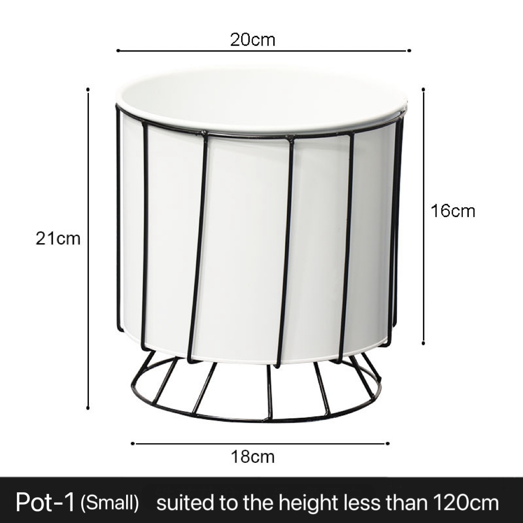 Artificial Plant/Tree Iron Craft Flower Pot- Indoor Home/Garden Decorative Large Artificial Plants/Trees Iron Craft Flower Pot
